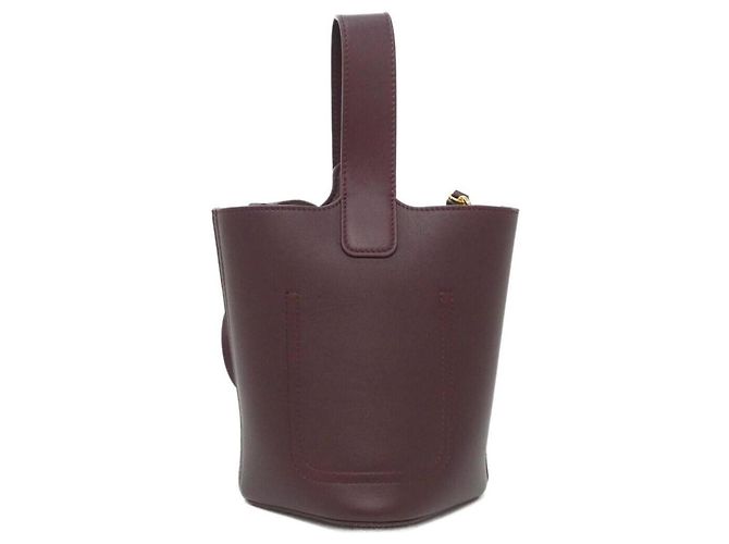 Loewe Pebble Bucket Handtasche Mini Bordeaux - Ansicht 2