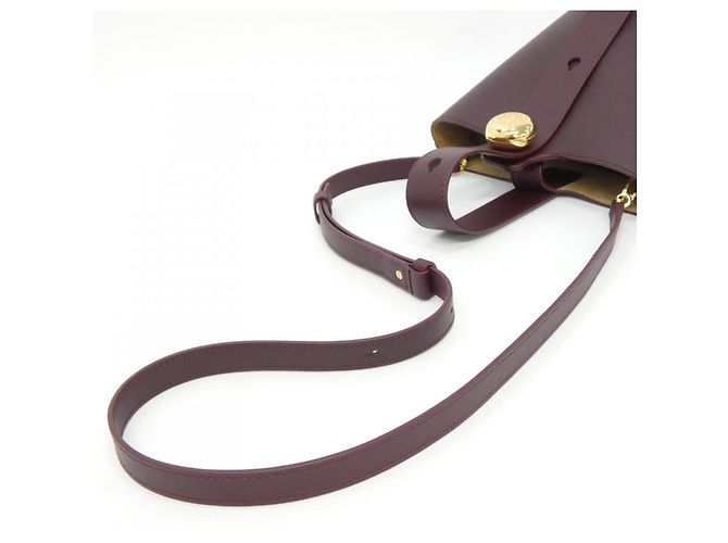Loewe Pebble Bucket Handtasche Mini Bordeaux - Ansicht 8