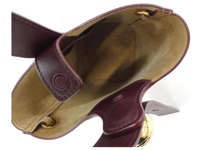 Loewe Pebble Bucket Handtasche Mini Bordeaux - Ansicht 9