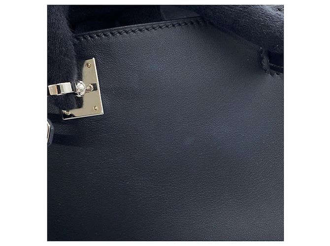 Hermès Borsa a mano Pochette Kelly Hermes in pelle Swift nera Nero - vista 6