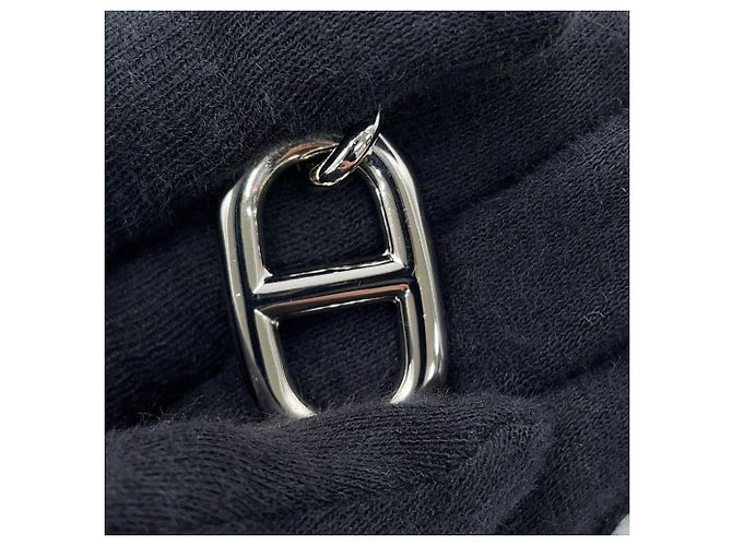 Hermès Hermes Schultertasche Zip Ango Chaine d'Ancre To Go Schwarz - Ansicht 11