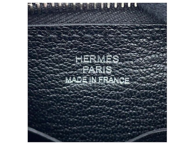 Hermès Hermes Schultertasche Zip Ango Chaine d'Ancre To Go Schwarz - Ansicht 13