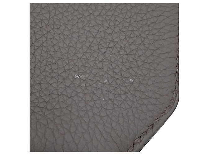 Hermès Borsa Hermes Kelly Depeches 36 in pelle Togo Etain Grigio - vista 8