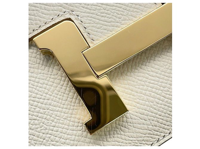 Hermès Hermes Mini Constance 3 Miroir Craie Schultertasche Weiß - Ansicht 12