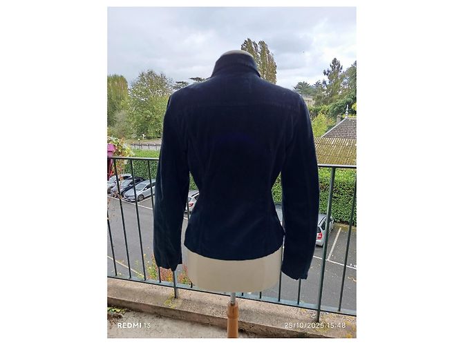 Chaqueta Kenzo de algodón con botones dorados Negro - vista 4