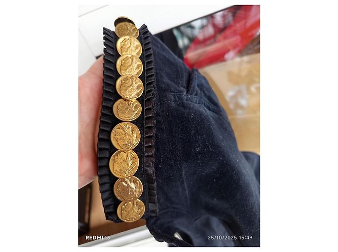 Chaqueta Kenzo de algodón con botones dorados Negro - vista 8