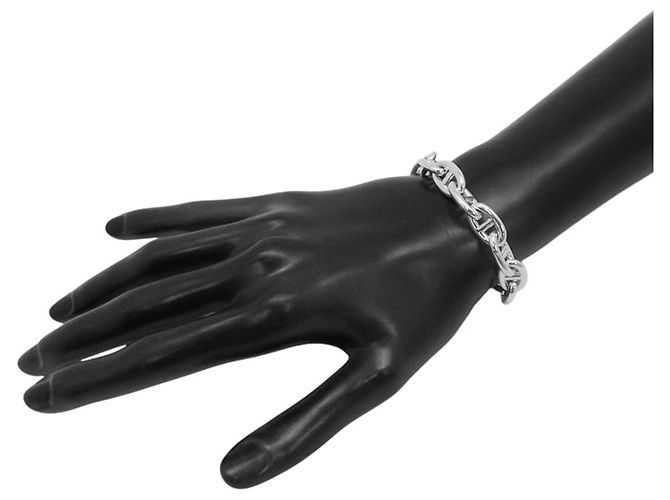 Hermès Pulsera Hermes Chaine d'Ancre MM Plata - vista 3