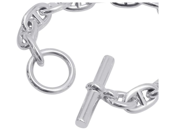Hermès Pulsera Hermes Chaine d'Ancre MM Plata - vista 4