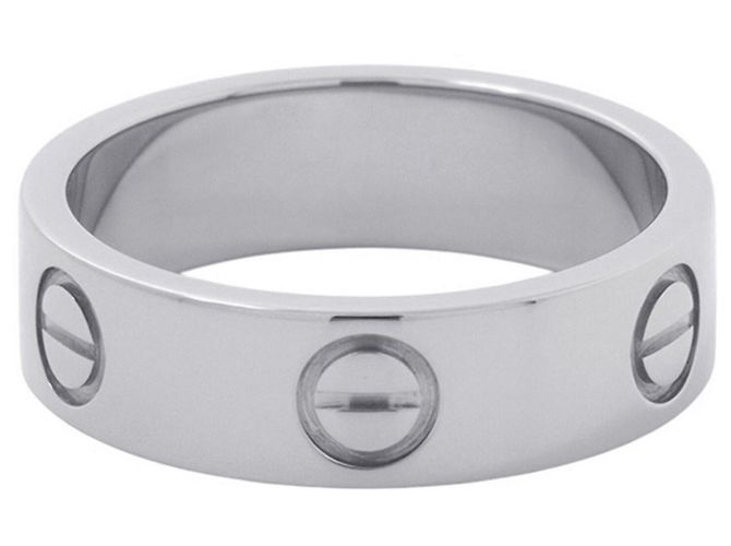 Anello Cartier Love Modello Classico in Oro Bianco D'oro - vista 3