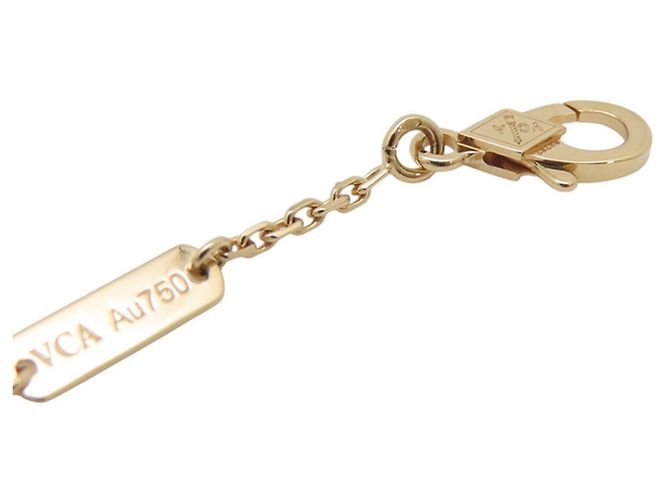 Collier Pendant Alhambra Van Cleef & Arpels Doré - vue 10