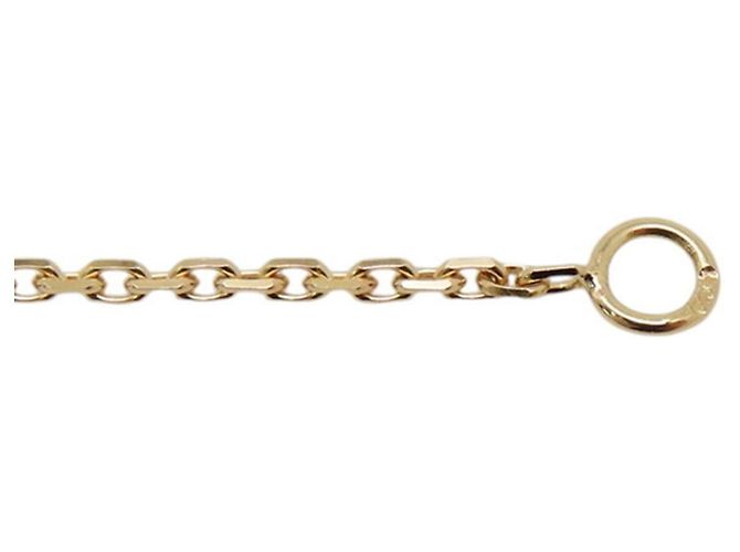 Collier Pendant Alhambra Van Cleef & Arpels Doré - vue 9