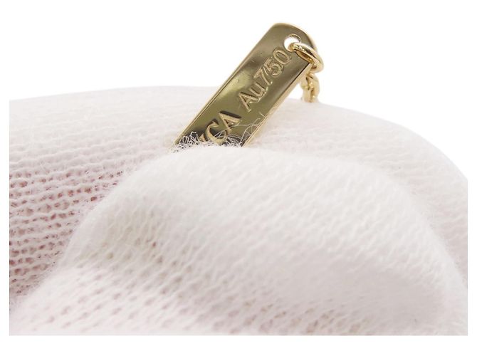Van Cleef & Arpels Alhambra Halskette mit Malachit-Anhänger Golden - Ansicht 5