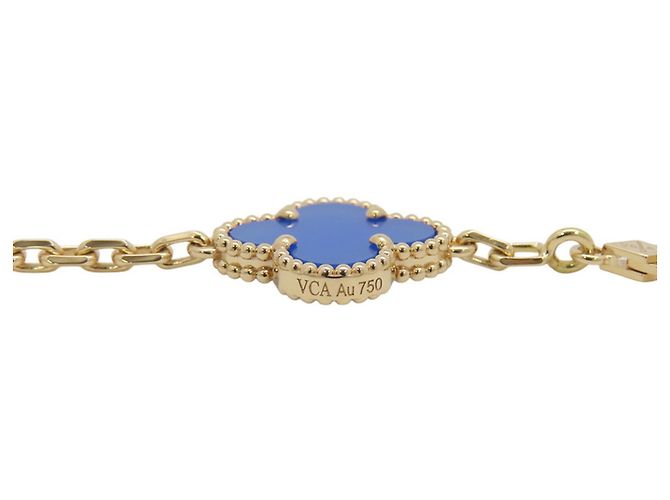 Pulsera Van Cleef & Arpels Alhambra Dorado - vista 8