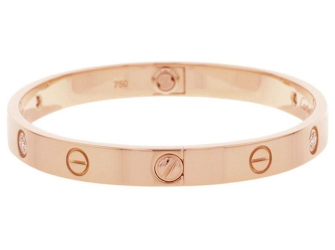 Bracciale Cartier Love in oro rosa 18K D'oro - vista 2