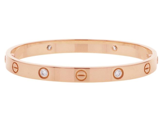 Bracciale Cartier Love in oro rosa 18K D'oro - vista 3