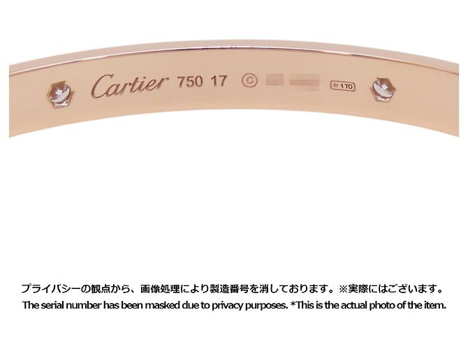Bracciale Cartier Love in oro rosa 18K D'oro - vista 9