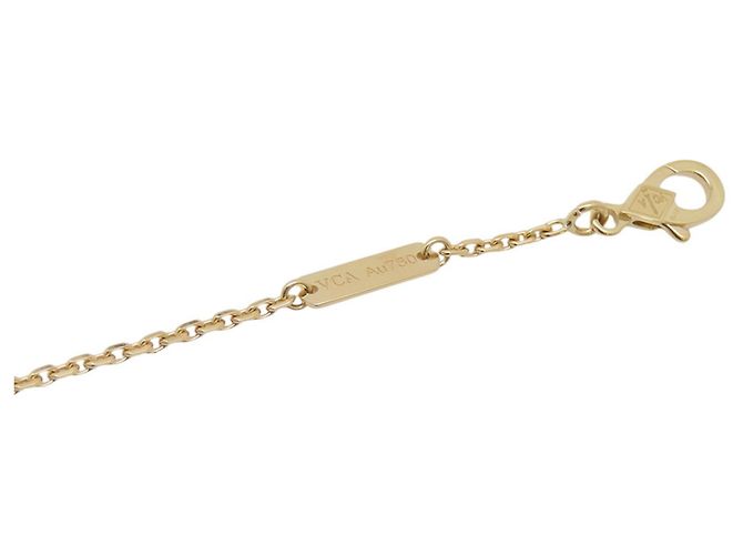 Collier Van Cleef & Arpels Alhambra en nacre Doré - vue 11