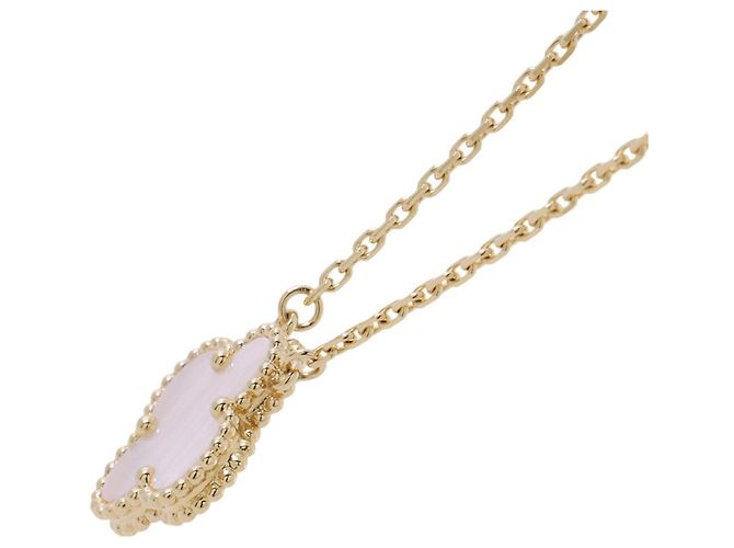 Collier Van Cleef & Arpels Alhambra en nacre Doré - vue 2