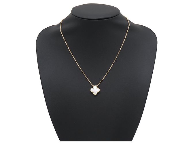 Collier Van Cleef & Arpels Alhambra en nacre Doré - vue 3
