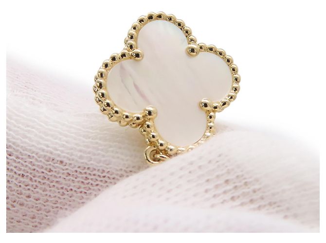 Collier Van Cleef & Arpels Alhambra en nacre Doré - vue 7