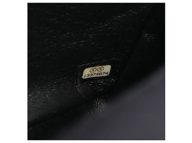 Borsa a tracolla Chanel Chevron V-Stitch Nero - vista 5
