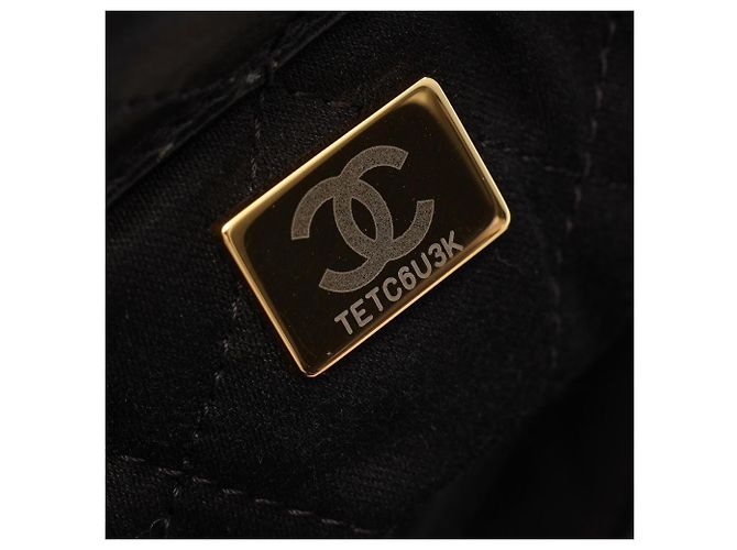 Mochila/Bolsa Chanel 22 Large Preto - vista 5