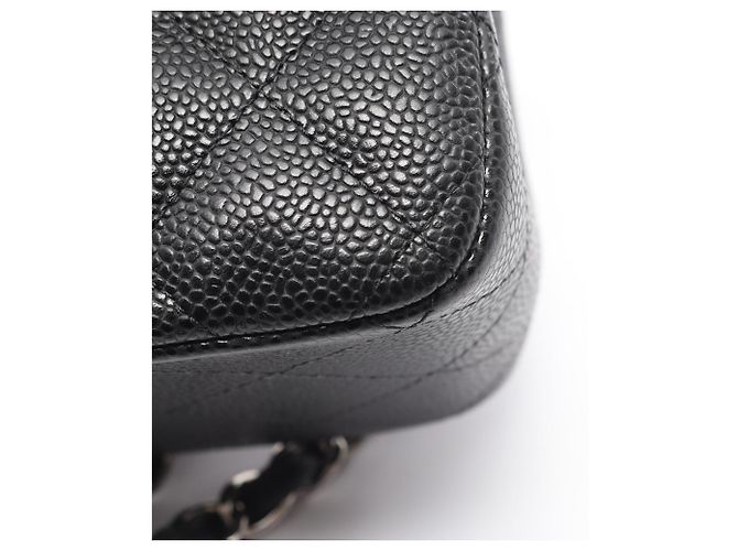 Timeless Borsa a tracolla Chanel Classic Large Double Flap in nero - vista 9