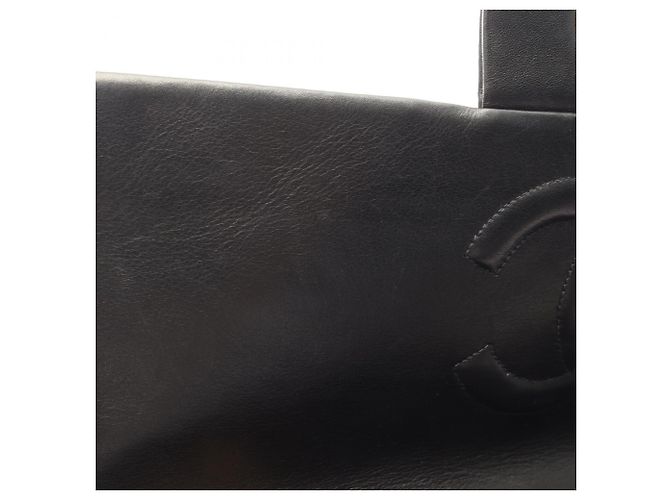 Borsa a tracolla Chanel Large Matelassé 34 Nero - vista 12
