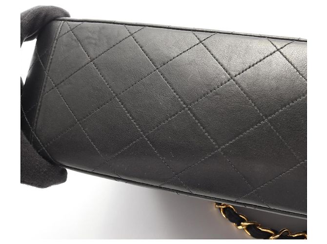 Borsa a tracolla Chanel Large Matelassé 34 Nero - vista 15