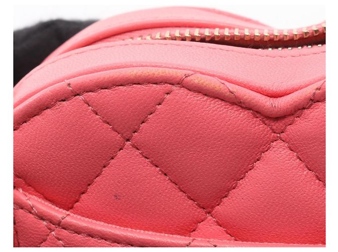 Chanel Heart Chain Clutch Handtasche Pink - Ansicht 13