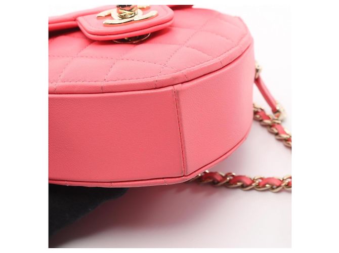Chanel Heart Chain Clutch Handtasche Pink - Ansicht 7