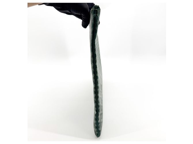 Goyard Senat Zip Coated Canvas GM Vert - vue 4