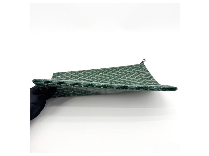 Goyard Senat Zip Coated Canvas GM Vert - vue 7