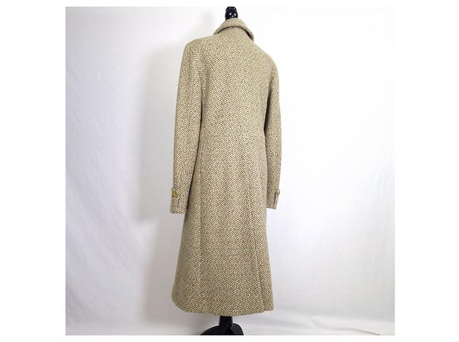 Abrigo Weekend Max Mara verde espiga cruzado - vista 2
