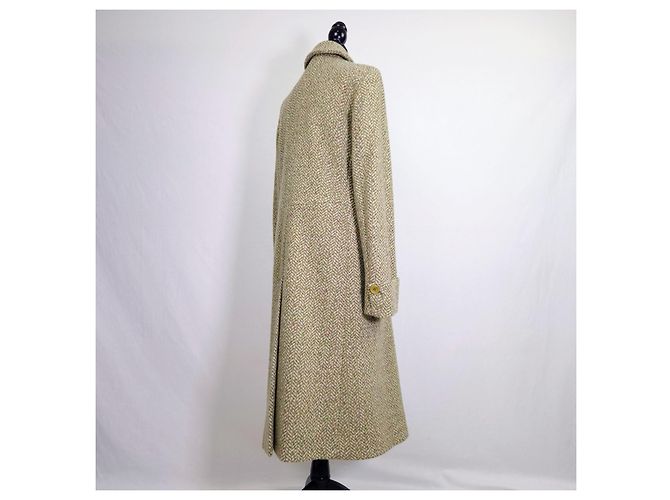 Abrigo Weekend Max Mara verde espiga cruzado - vista 5