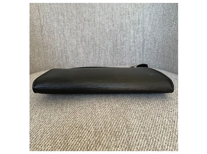 Louis Vuitton Pochette Accessoires en cuero Epi Negro - vista 6