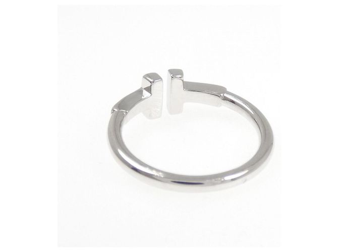 Autre Marque Anillo Tiffany T Wire en oro blanco - vista 3