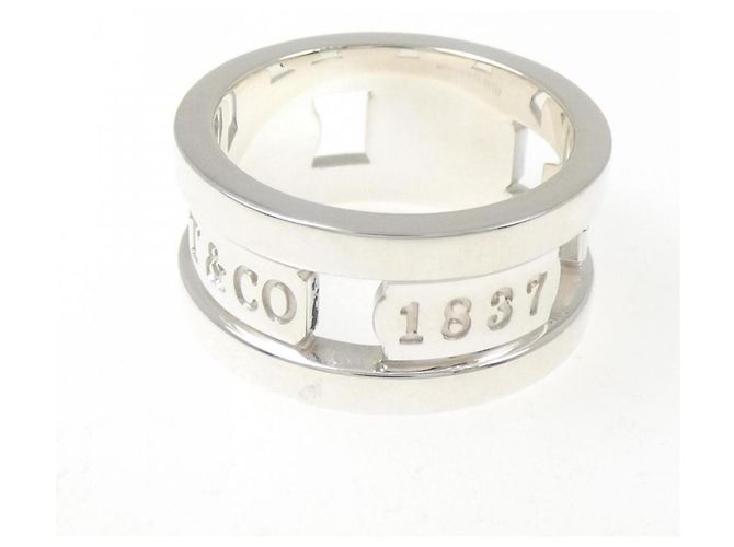 Autre Marque Anello a Fascia Tiffany & Co. 1837 Element in Argento - vista 3