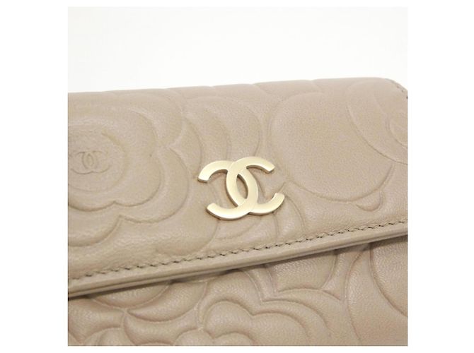 Chanel 50088 Tarjetero Beige - vista 3