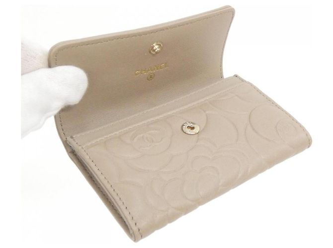 Chanel 50088 Tarjetero Beige - vista 4