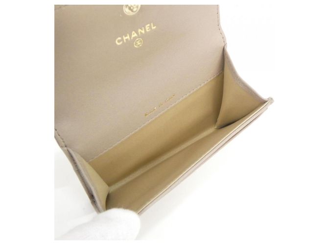 Chanel 50088 Tarjetero Beige - vista 5