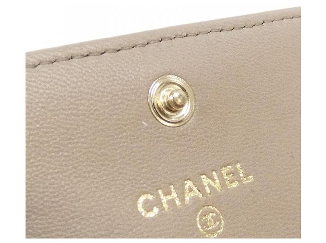 Chanel 50088 Tarjetero Beige - vista 6
