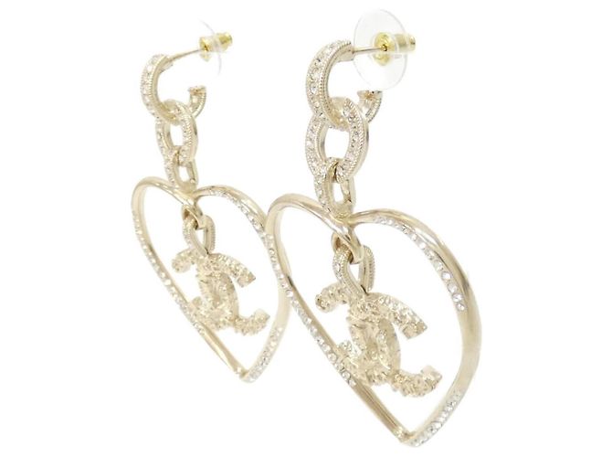 Chanel AB6006 Stecker-Ohrringe Golden - Ansicht 2