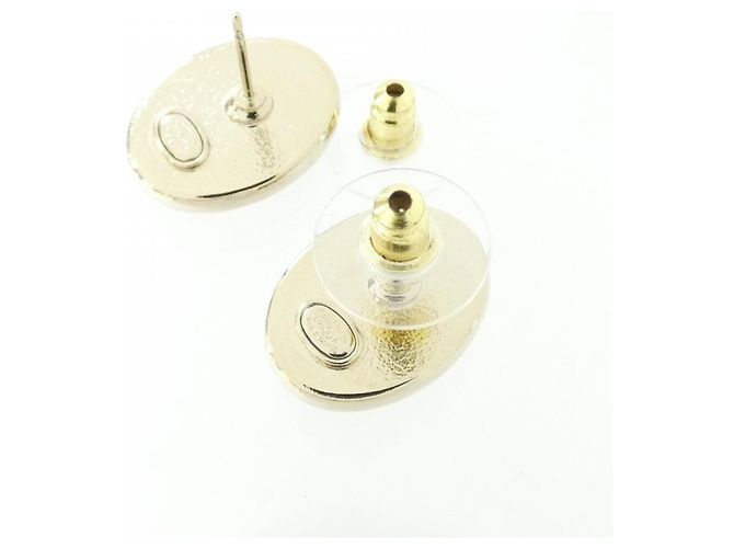 Chanel ABG125 Ohrstecker Schwarz Golden - Ansicht 3