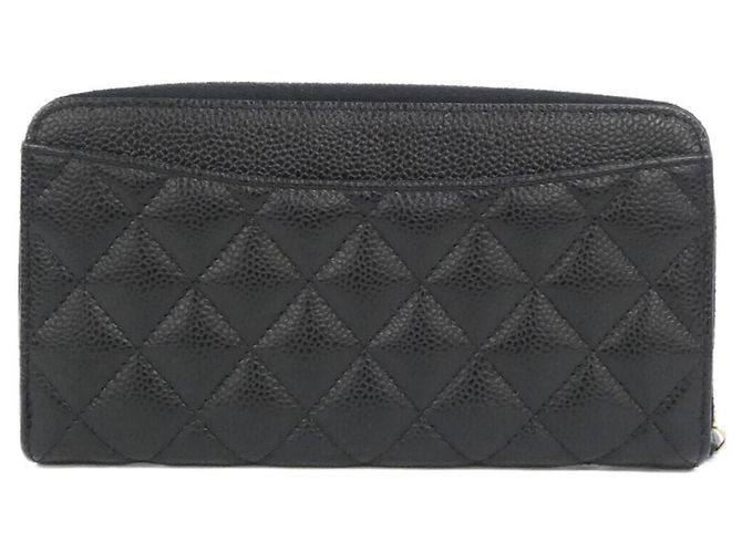 Chanel Timeless Classic Line AP0242 Geldbörse Schwarz Bordeaux - Ansicht 2