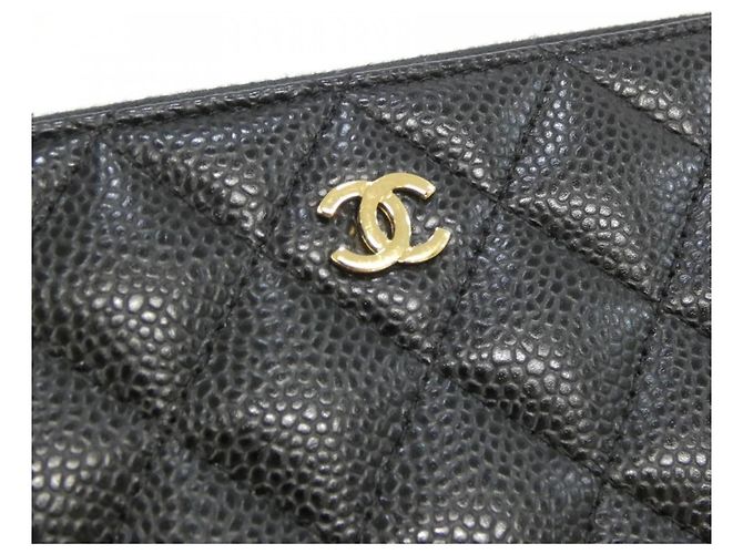 Chanel Timeless Classic Line AP0242 Geldbörse Schwarz Bordeaux - Ansicht 5