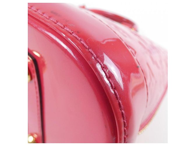 Borsa Louis Vuitton Vernis Alma PM Rosa - vista 2