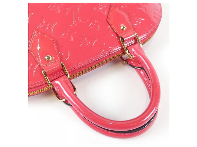 Borsa Louis Vuitton Vernis Alma PM Rosa - vista 6