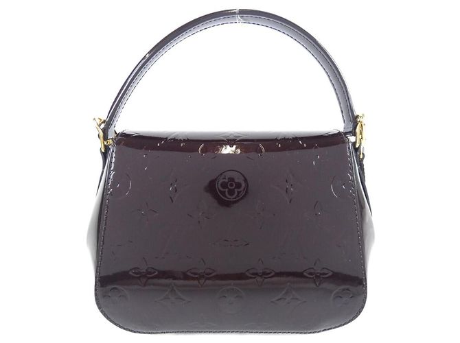 Sac à main Louis Vuitton Vernis Pasadena Bordeaux - vue 2