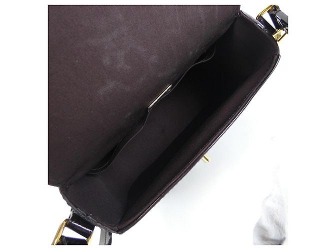 Sac à main Louis Vuitton Vernis Pasadena Bordeaux - vue 8